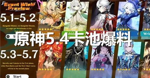 原神角色卡池最新爆料,神秘新角色即将登场,惊喜不断!